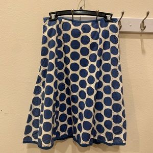 Boden knee length cotton skirt | UK 8R (US 4)